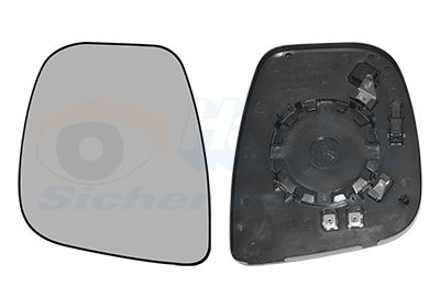 Стекло зеркала Citroen Berlingo/Peugeot Partner 16- (L)